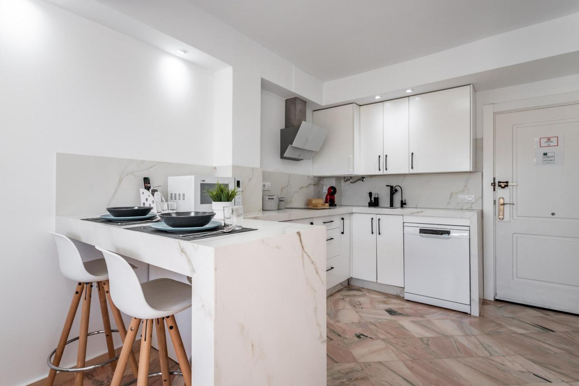 2 Estudios En La Romana Playa, Uno Con Vista Parcial Mar Y Otro Vista A La Piscina Apartemen Marbella